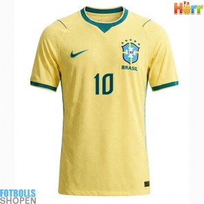 Billiga Brasilien Vinicius Junior #10 Hemmatröja VM 2026 Kortärmad